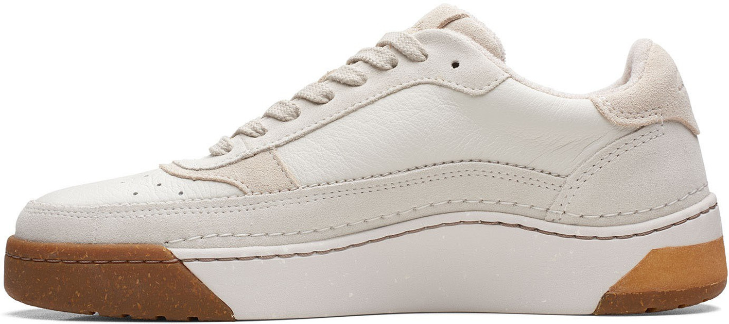 Image of CLARKS CraftCourtLace WHITE COMB Casuals For Men