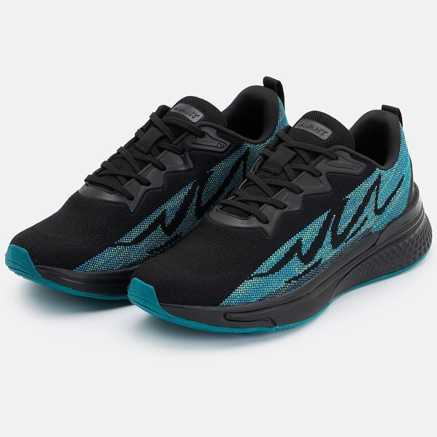 Image of AVANT Spectrum Running and Training Shoes-Superior Traction,Anti Skid, Lightweight Running Shoes For Men (Black, Blue , 11)