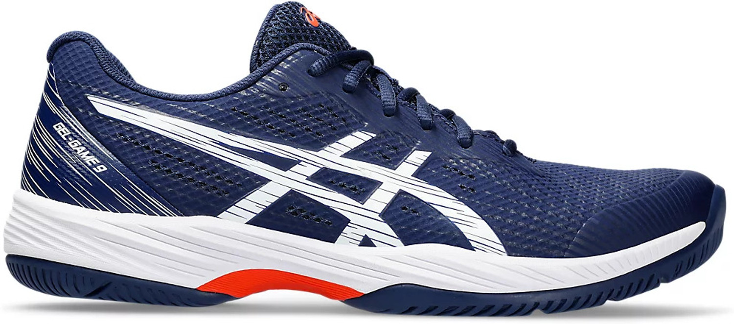 Image of Asics GEL-GAME 9 Tennis Shoes For Men (Blue , 12)