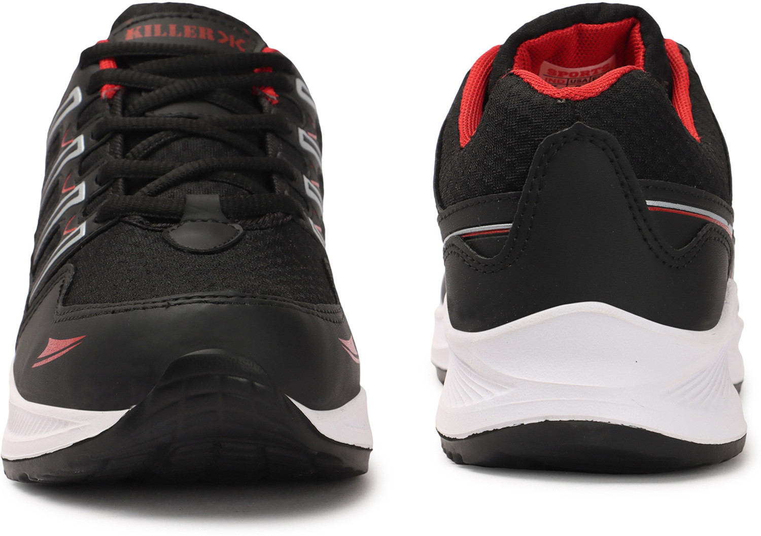 Image of KILLER K-OXIFIT Black Red Running Shoes For Men