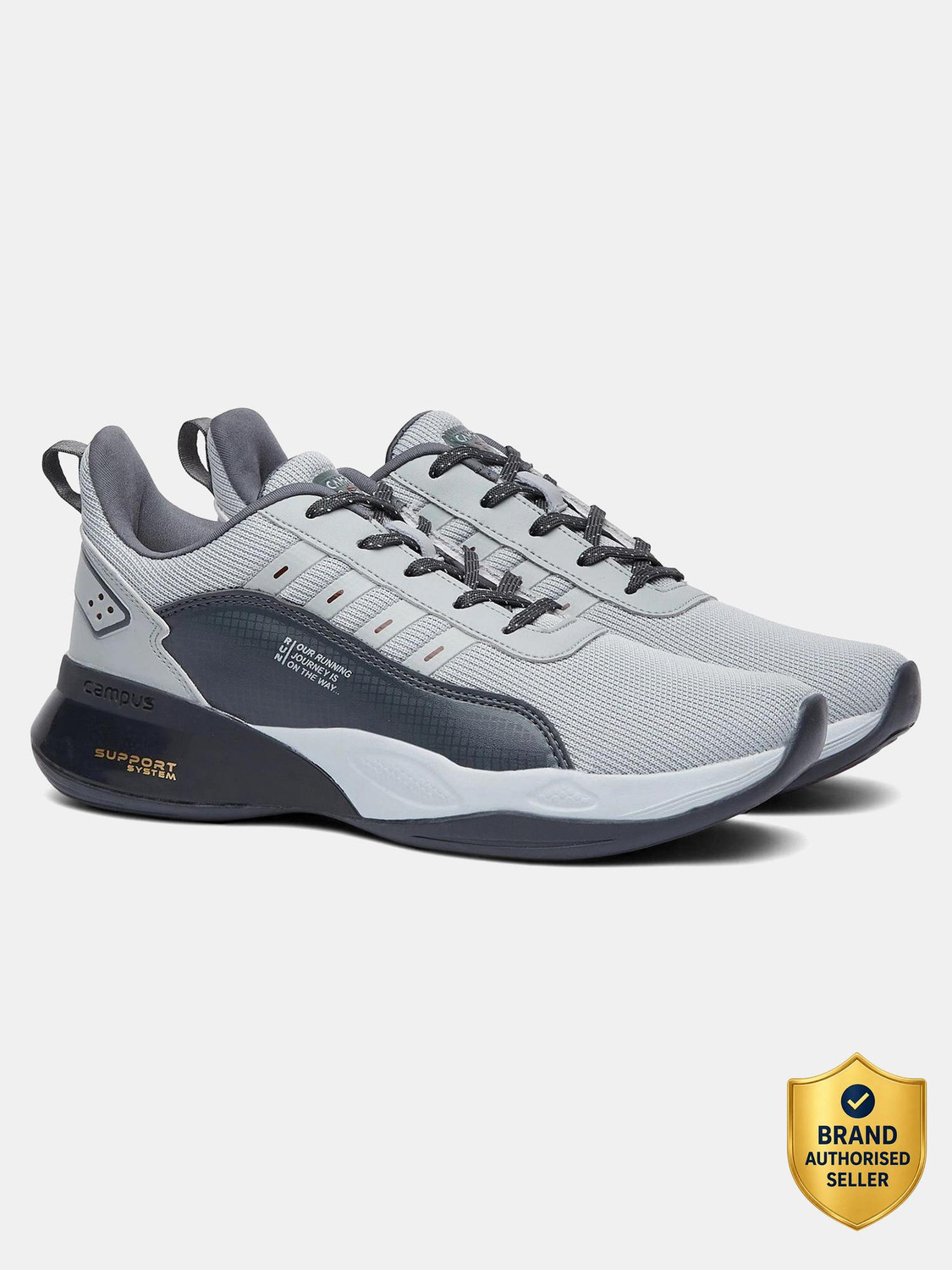 TERMINATOR (N) Running Shoes For Men  (Grey)