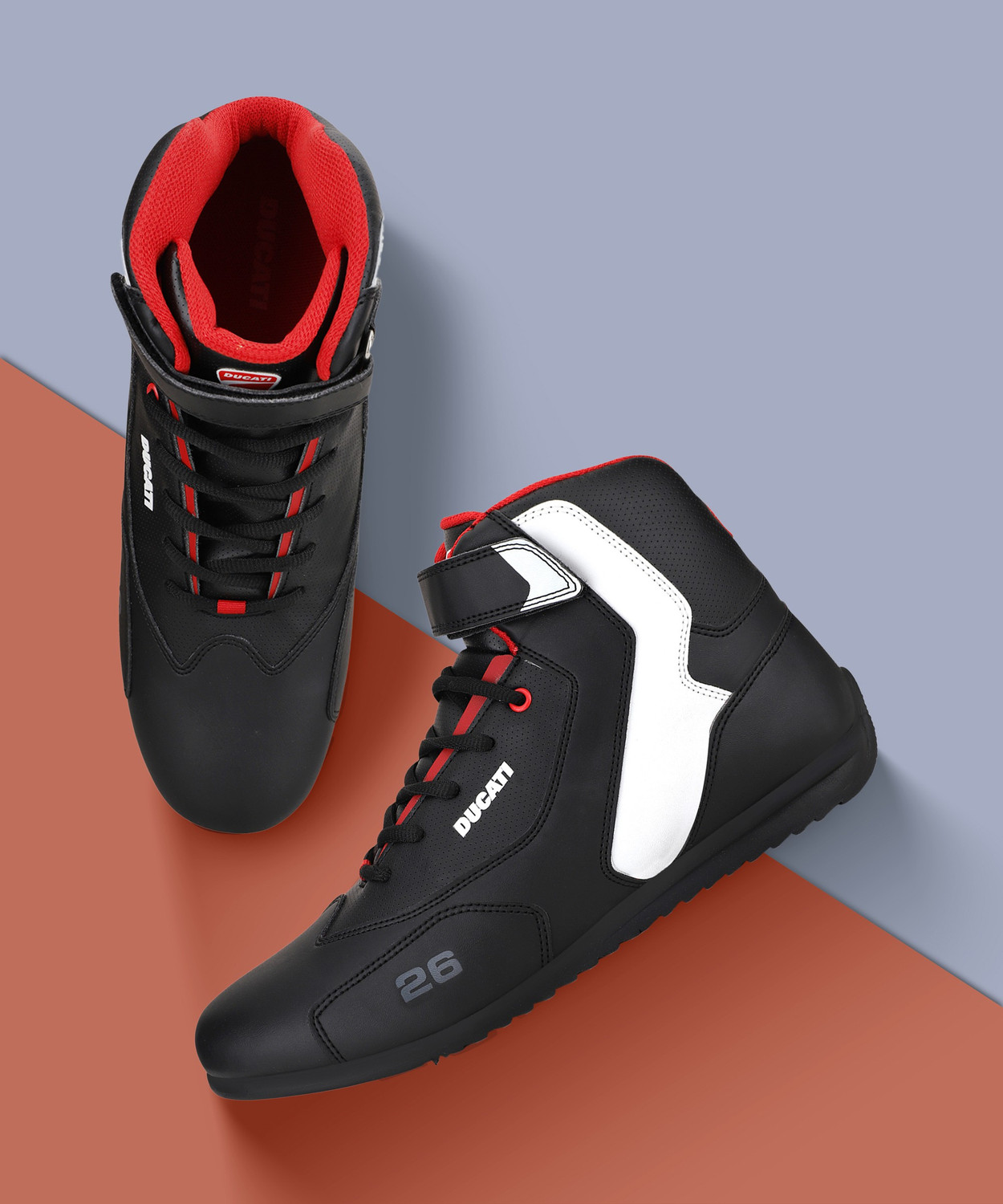 DUCATI Driving Shoes For Men Black 9 Price History