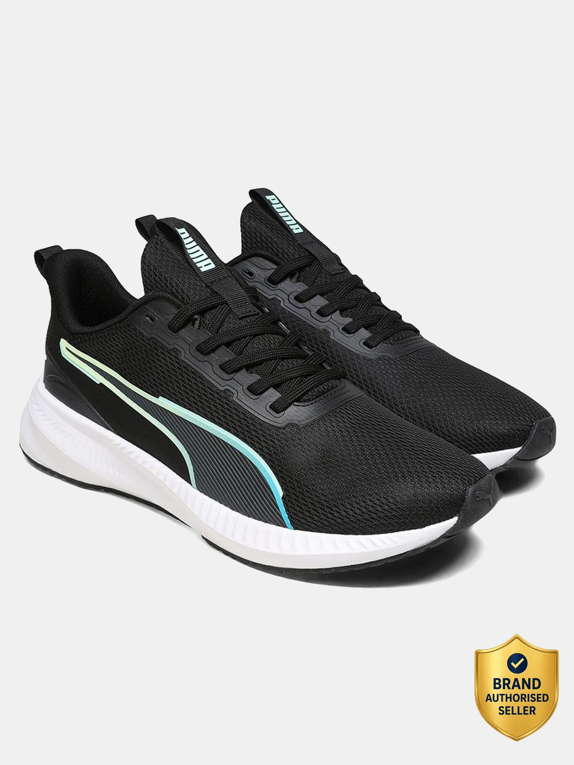 Image of Trenz ELEMENT Running Shoes for Men |Round Toe, Comfort Insole, Slip-Resistance Running Shoes For Men (Black , 8)
