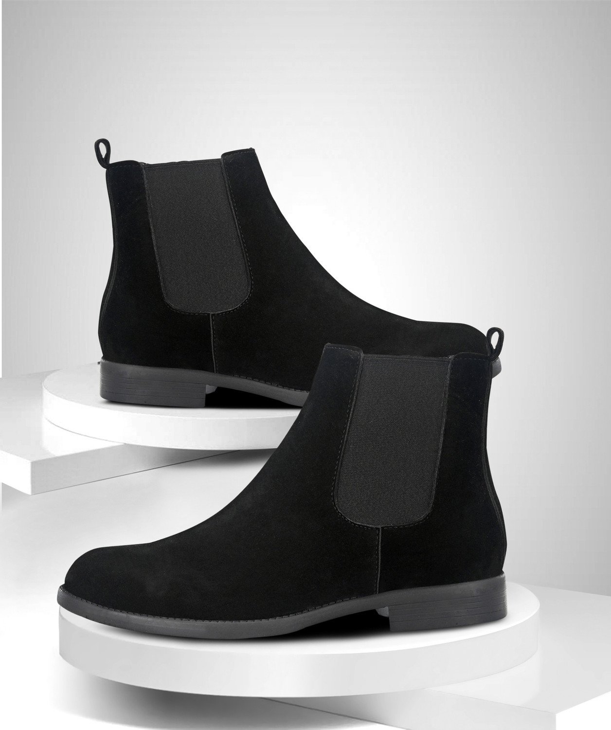 Image of Hirel's Suede Chelsea|Soft Cushioned Insole |Slip-Resistance Boots For Men