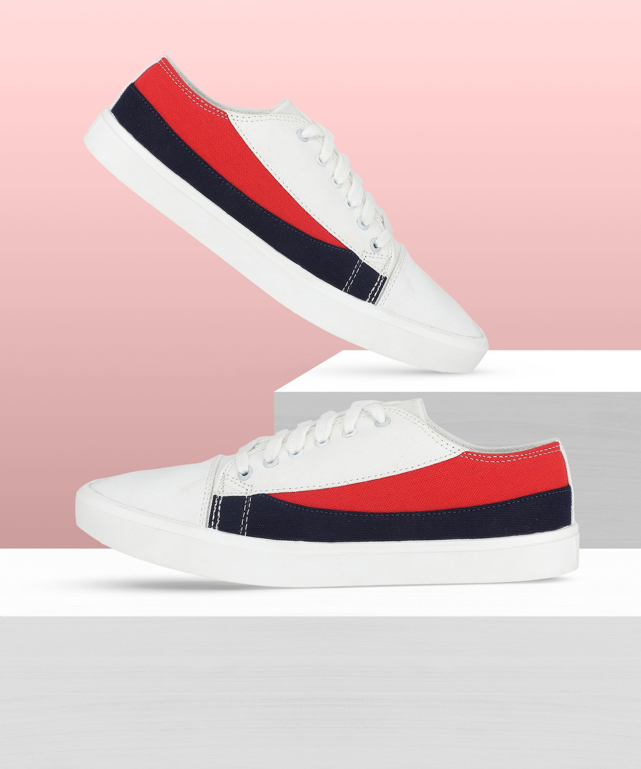 Provogue white sneakers discount