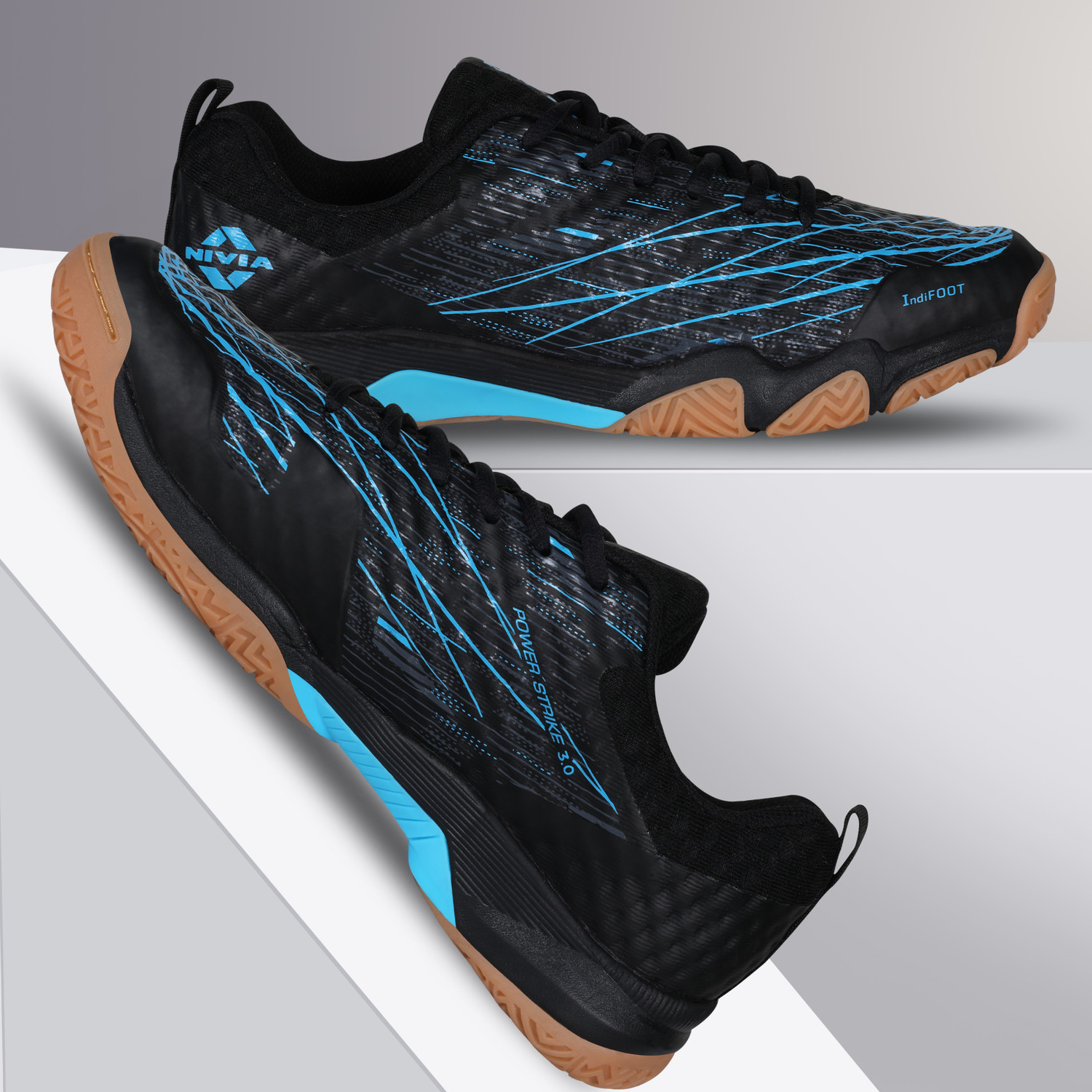 Image of NIVIA Powerstrike 3.0 Badminton Shoes For Men