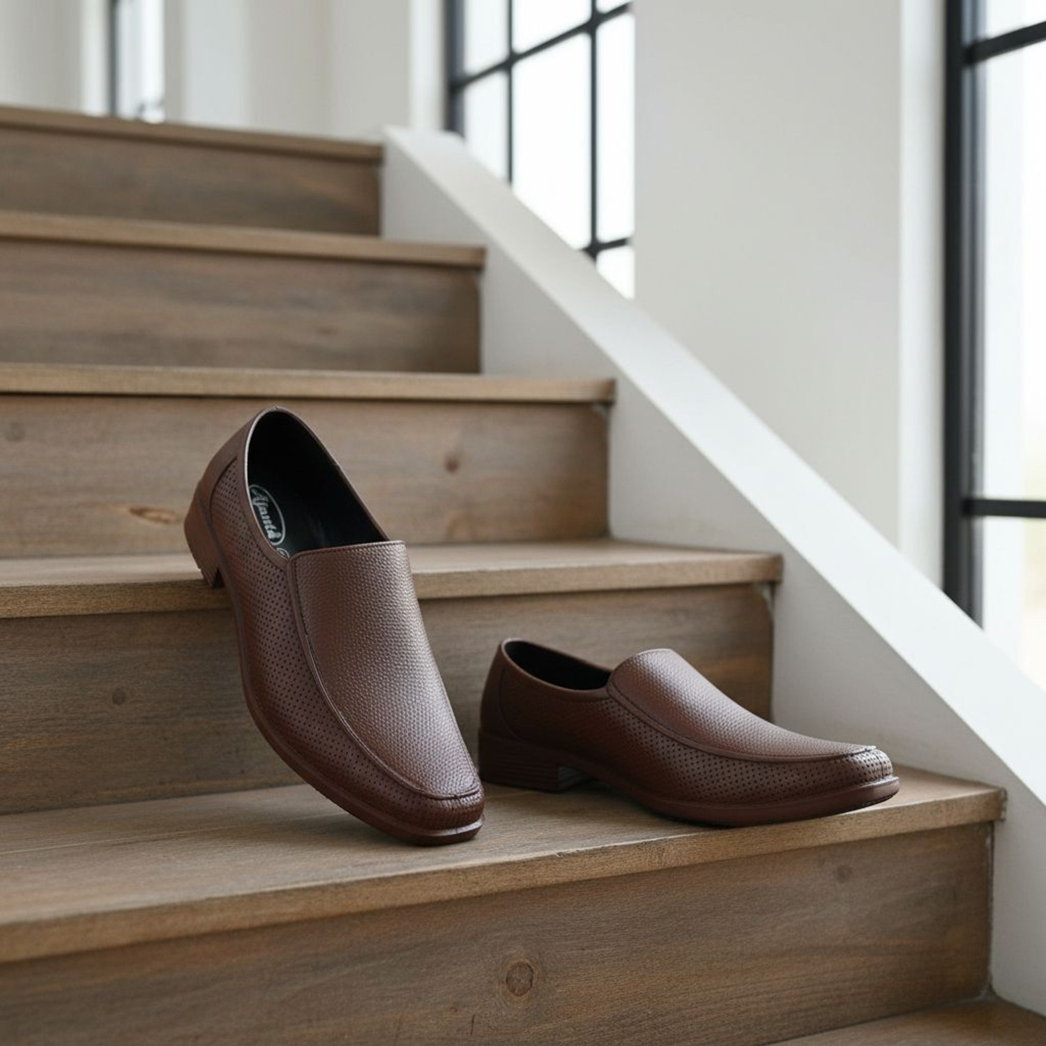Image of house of common Loafers For Men (Brown , 6)