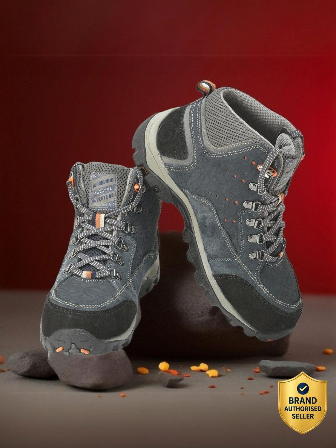 Woodland Outdoor Durable Comfortable Everyday High Ankle Boots Men