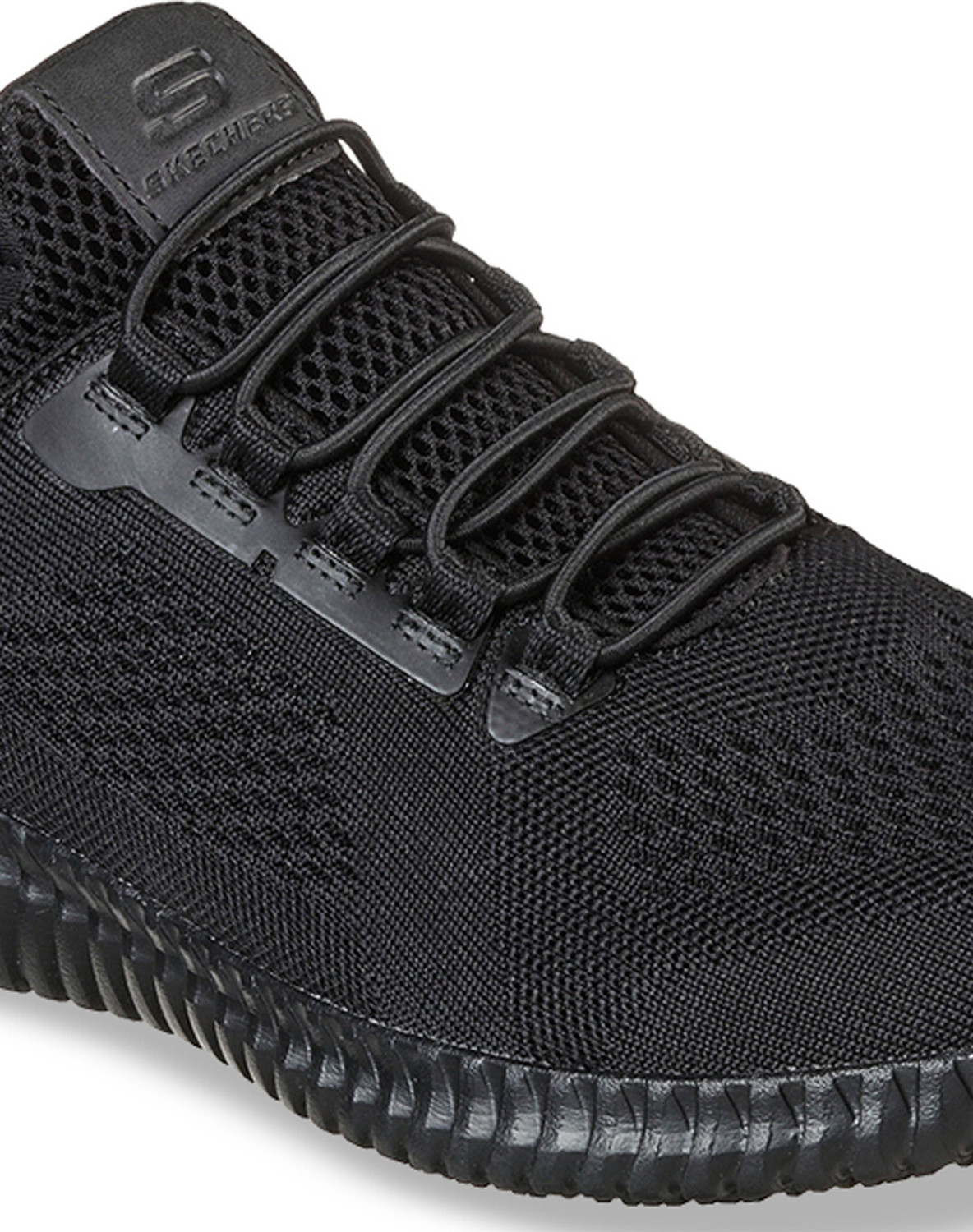 Image of Skechers CESSNOCK Men Woven Design Sneakers Sneakers For Men (Black , 12)