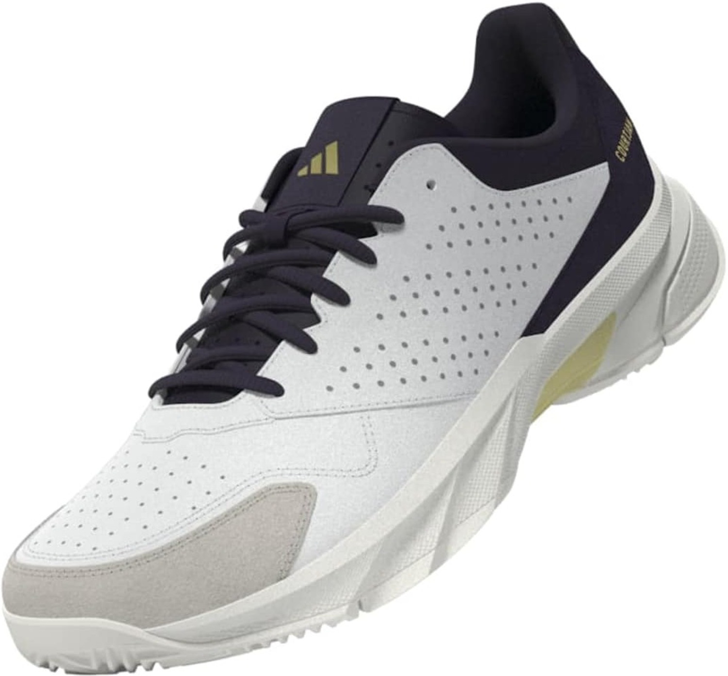 Image of ADIDAS CourtJam Control 3 Premium Tennis Shoes For Men (White , 6)