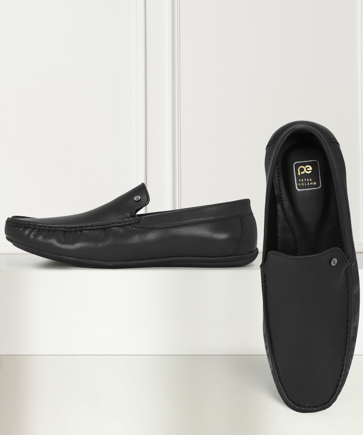 PETER ENGLAND Loafers For Men Black 8 Price History