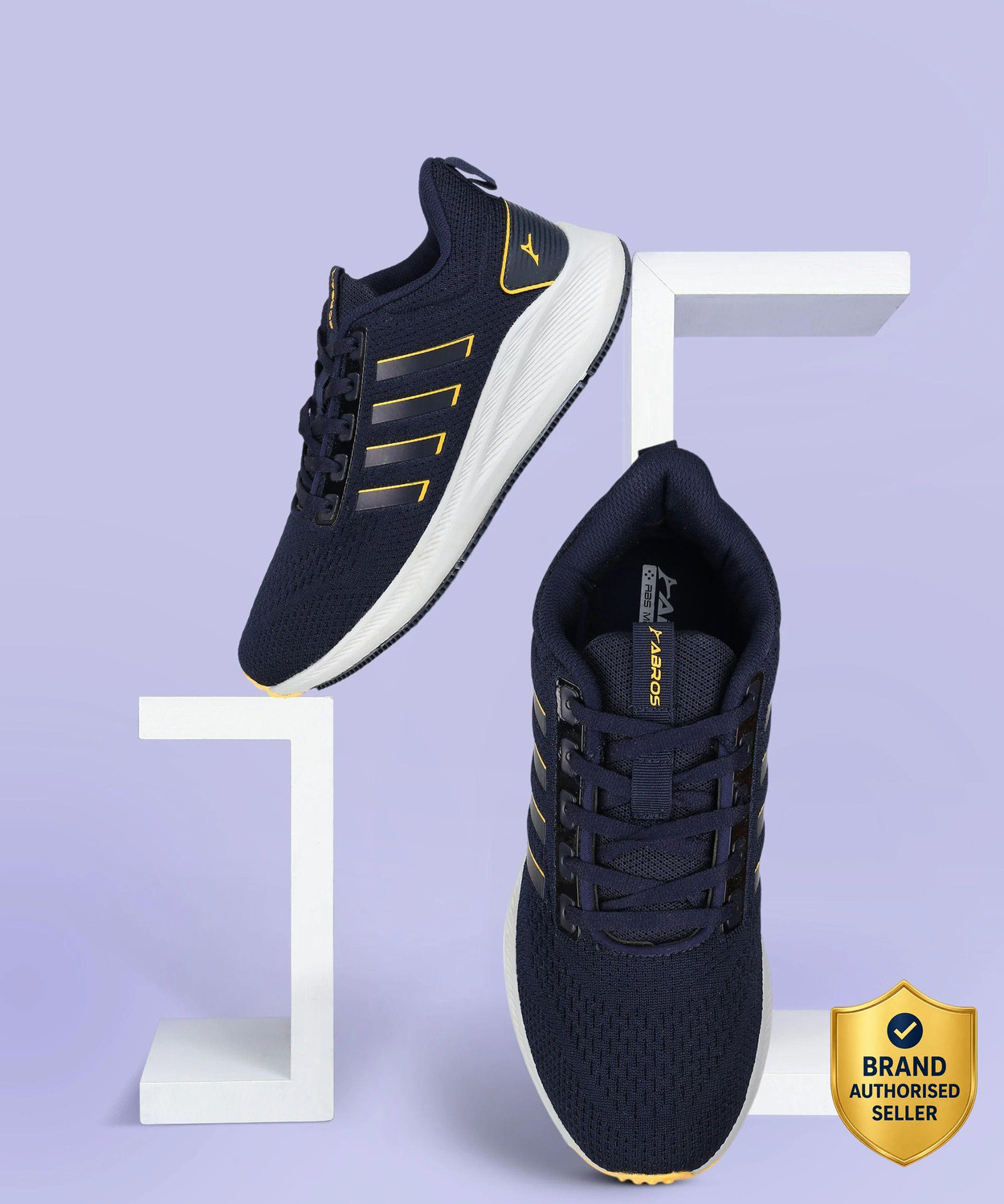 SYLVAIN Running Shoes For Men (Navy , 7)