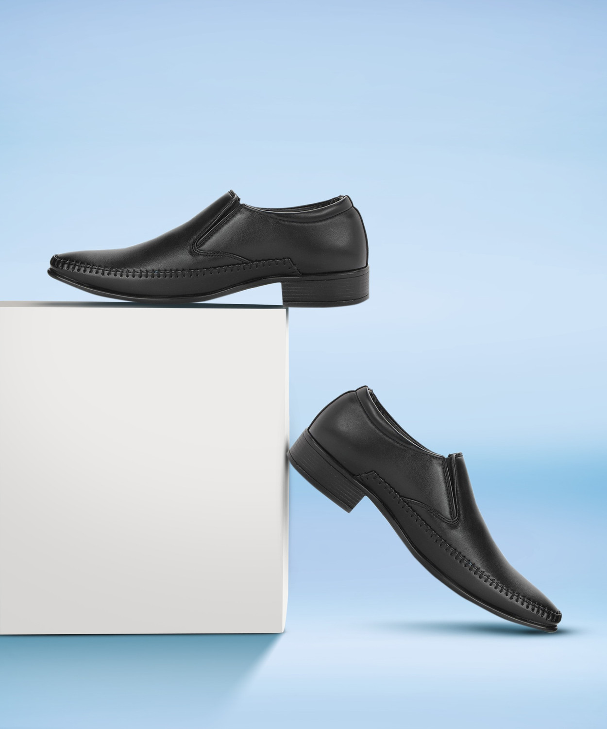 PROVOGUE Slip on Shoes For Men Black Price History