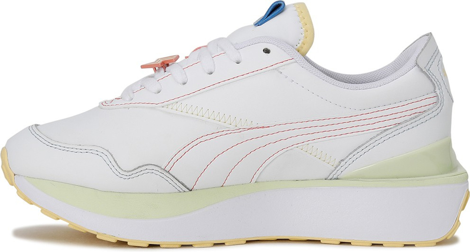 Image of PUMA Cruise Rider Badge Wns Sneakers For Women (White , 3.5)