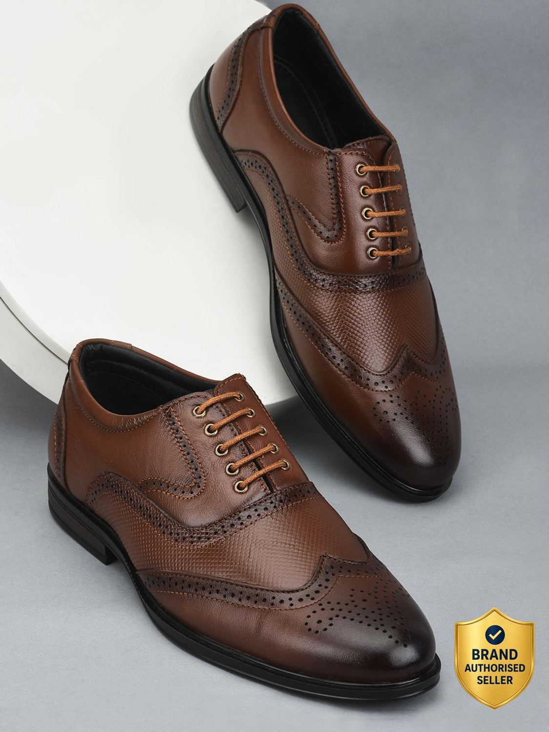 LIBERTY HOL-125E Genuine Leather Brogues For Men