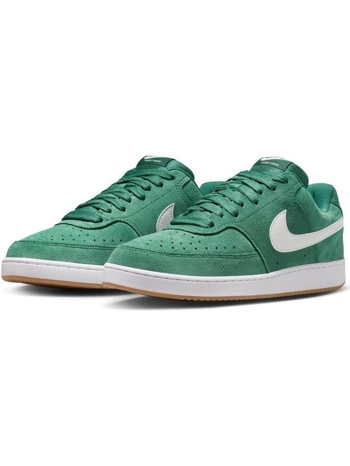 Court Vision Low FL Sneakers For Men (Green , 9)