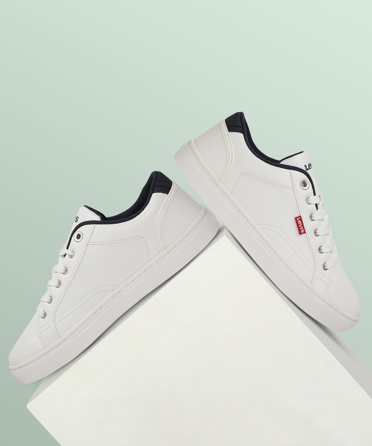 Levis white outlet shoes price
