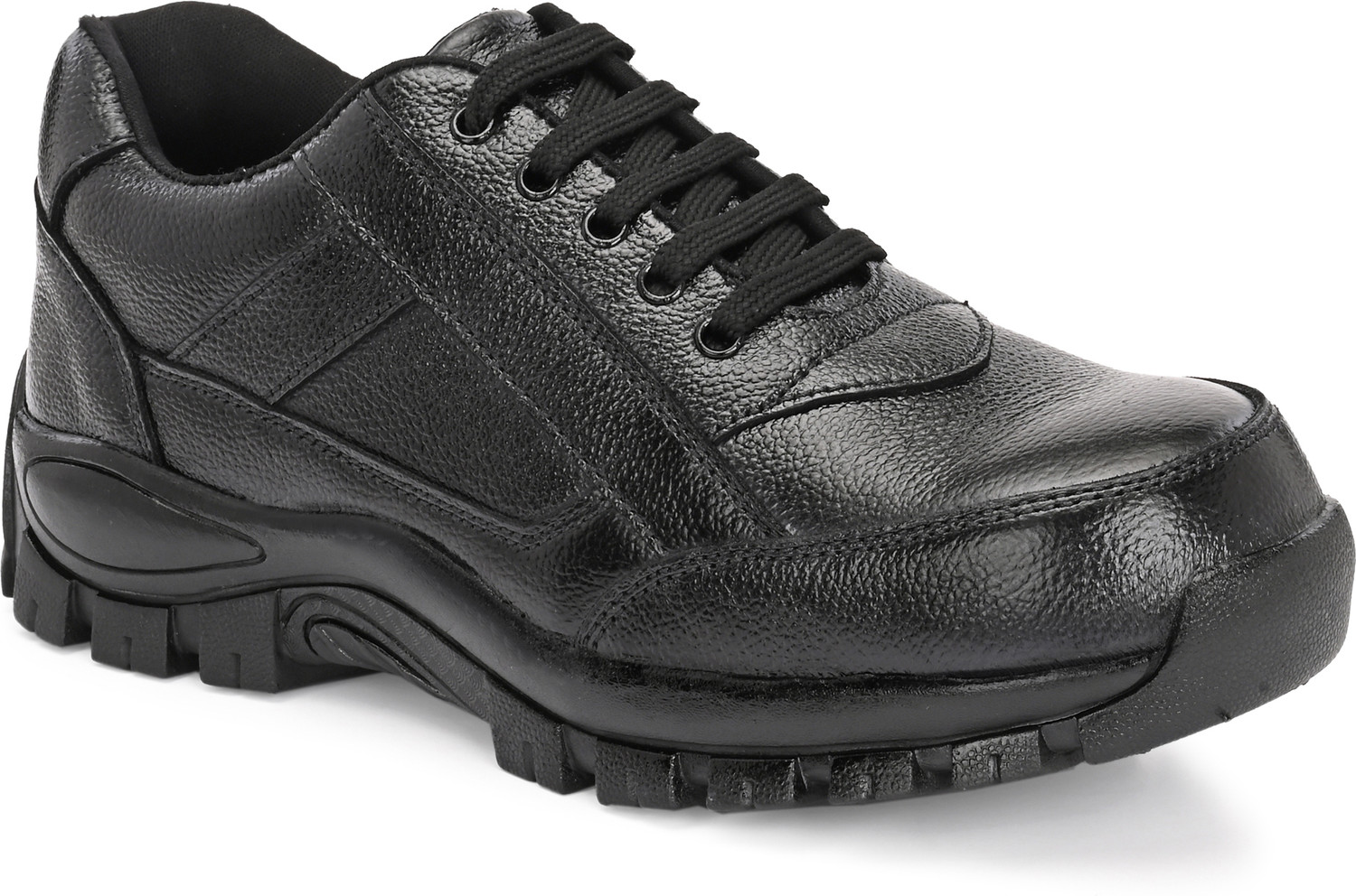 Image of WALKMORA Leather Shoes,Anti-Slip,Oil & Puncture Resistant,Boots for Construction &Factory Sneakers For Men (Black , 10)