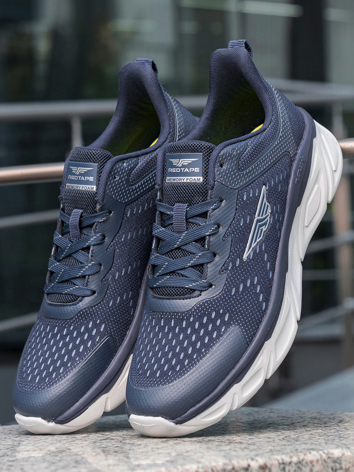 Red tape navy hotsell blue walking shoes