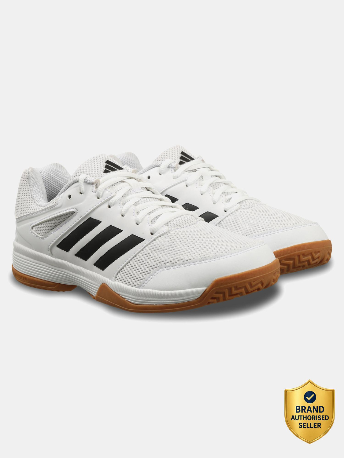 Image of ADIDAS CourtJam Control 3 Premium Tennis Shoes For Men (White , 6)