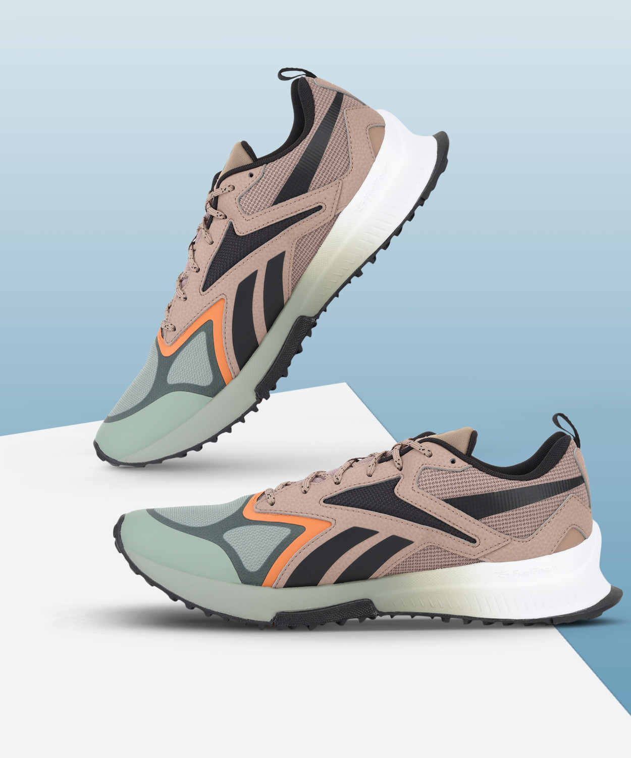Reebok shoes mens brown cheap