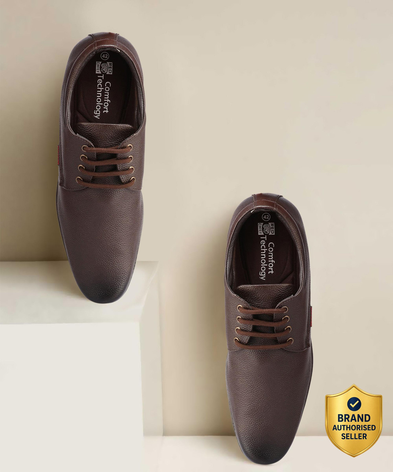 Lace Up For Men  (Brown)
