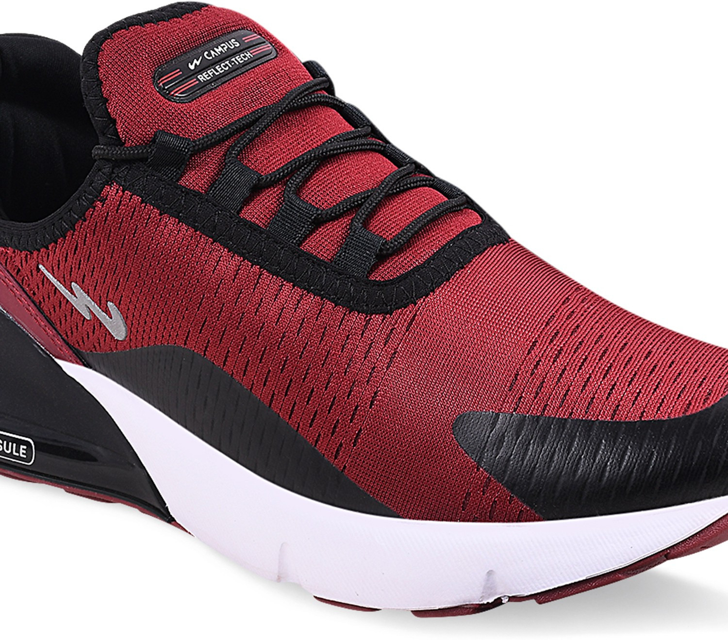 Image of CAMPUS DRAGON Running Shoes For Men (Burgundy , 12)