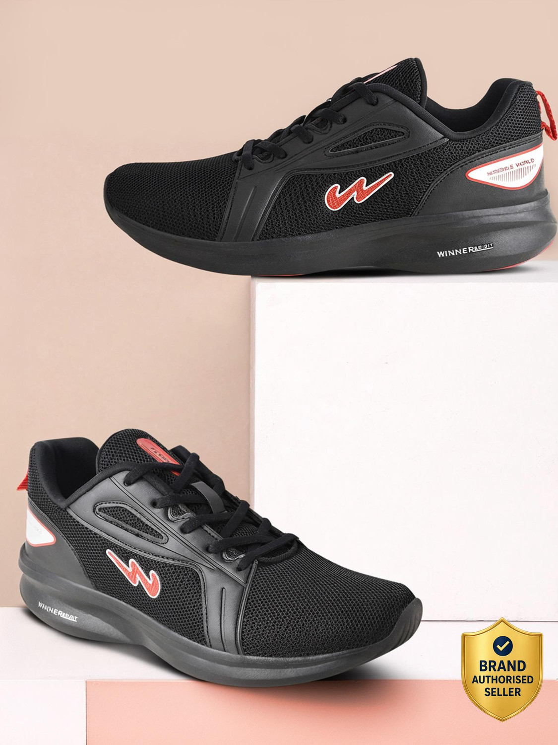 MAGNITE Running Shoes For Men  (Black)