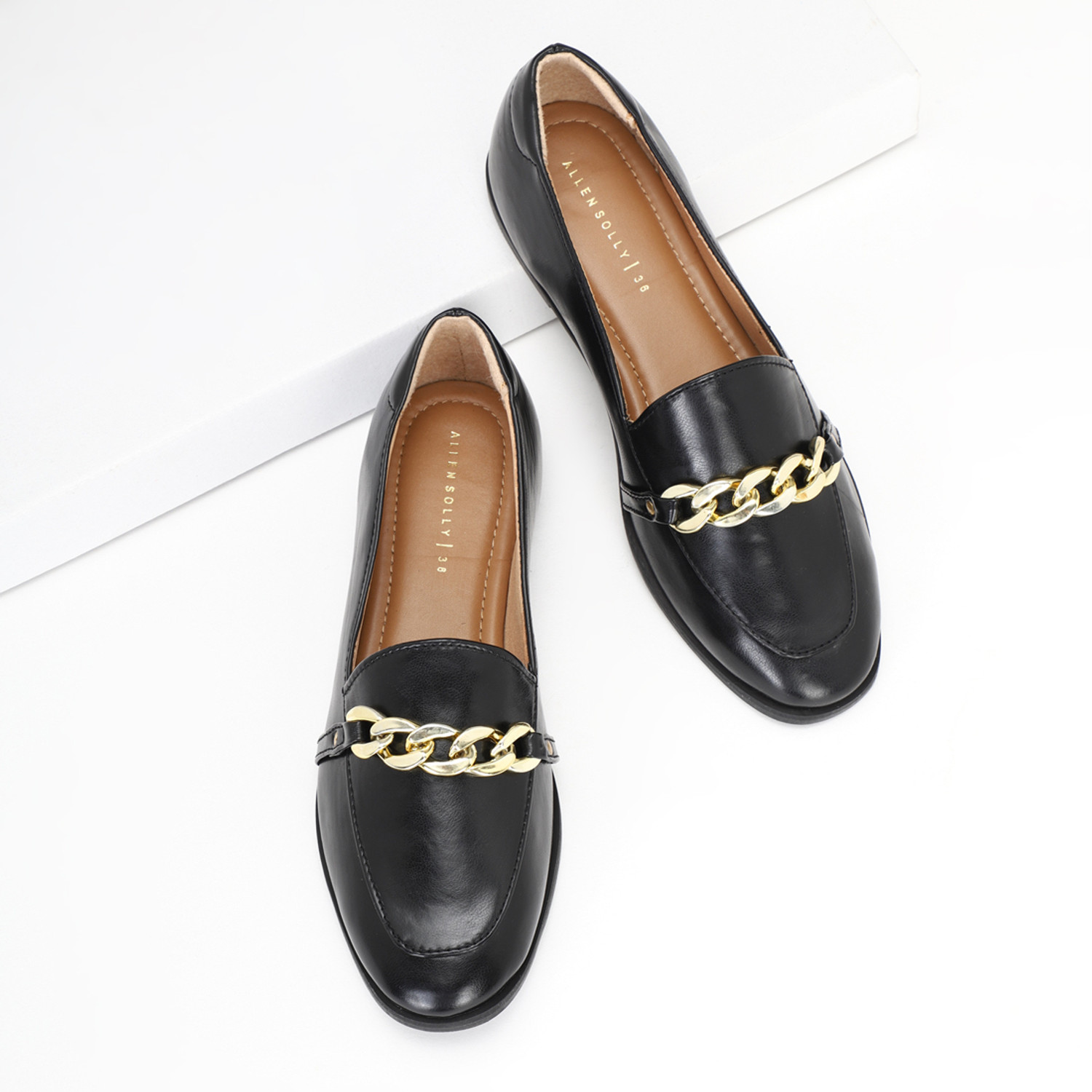 Allen Solly Loafers For Women Black Price History