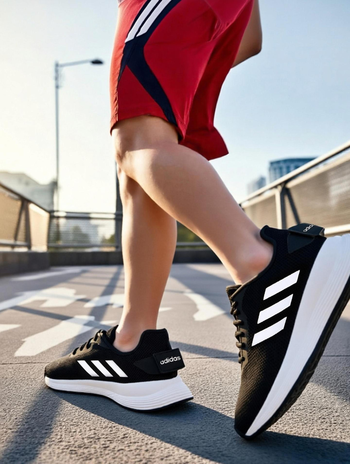 Fluo M Running Shoes For Men  (Black)