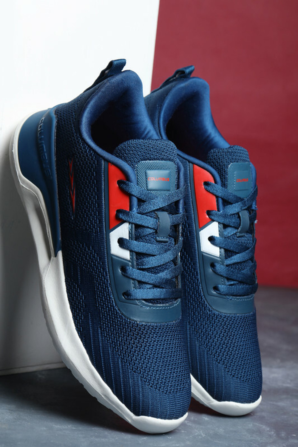 Columbus red cheap colour shoes