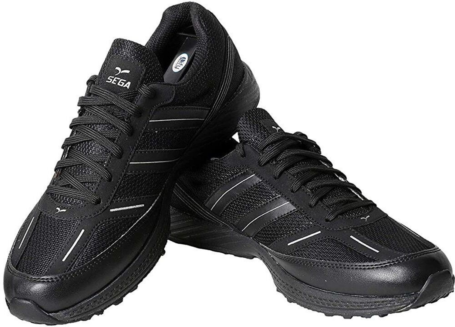Image of SEGA Running Shoe Running Shoes For Men (Black , 10)