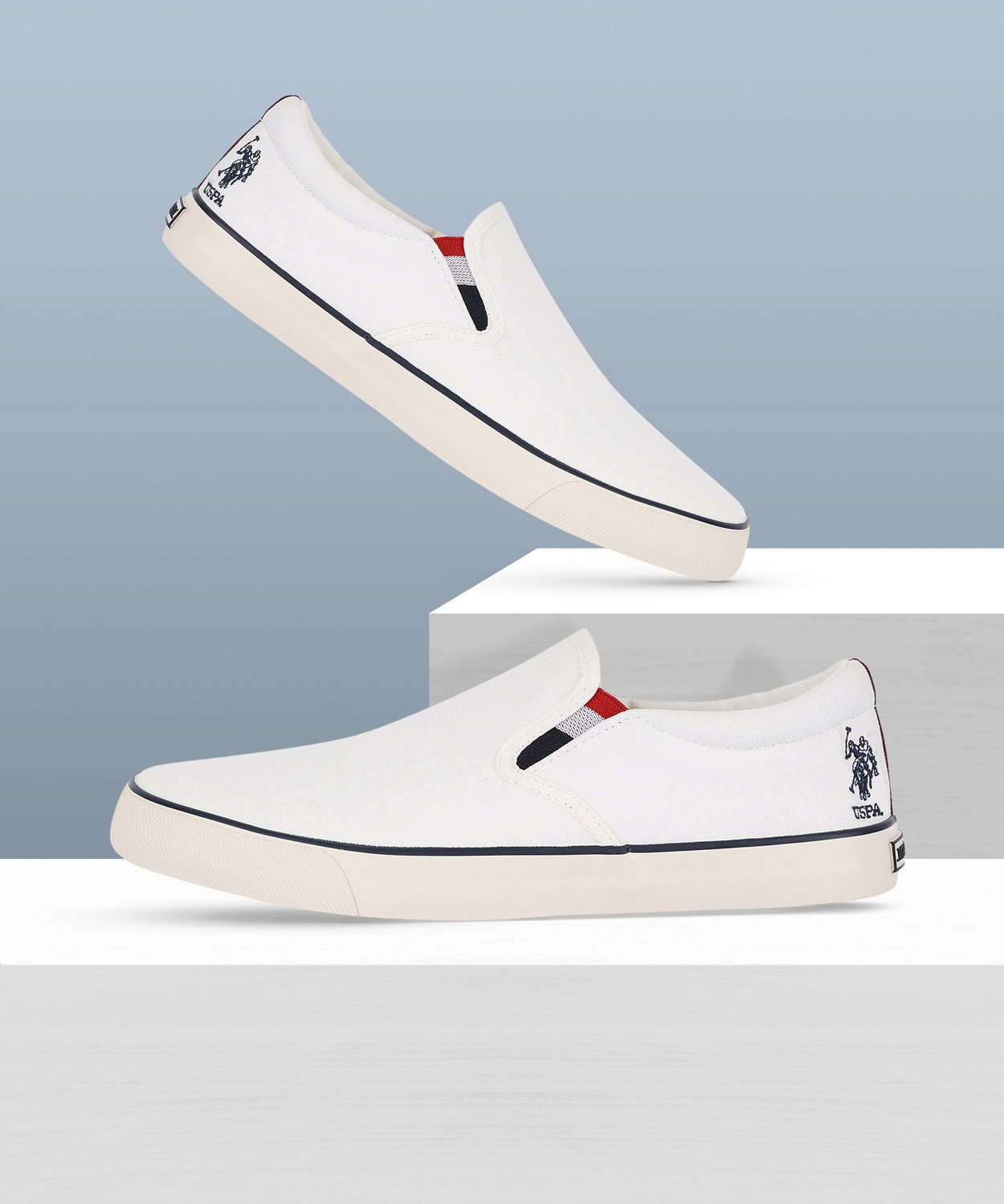 U.S. POLO ASSN. FITZ 2.0 Sneakers For Men Off White Price History