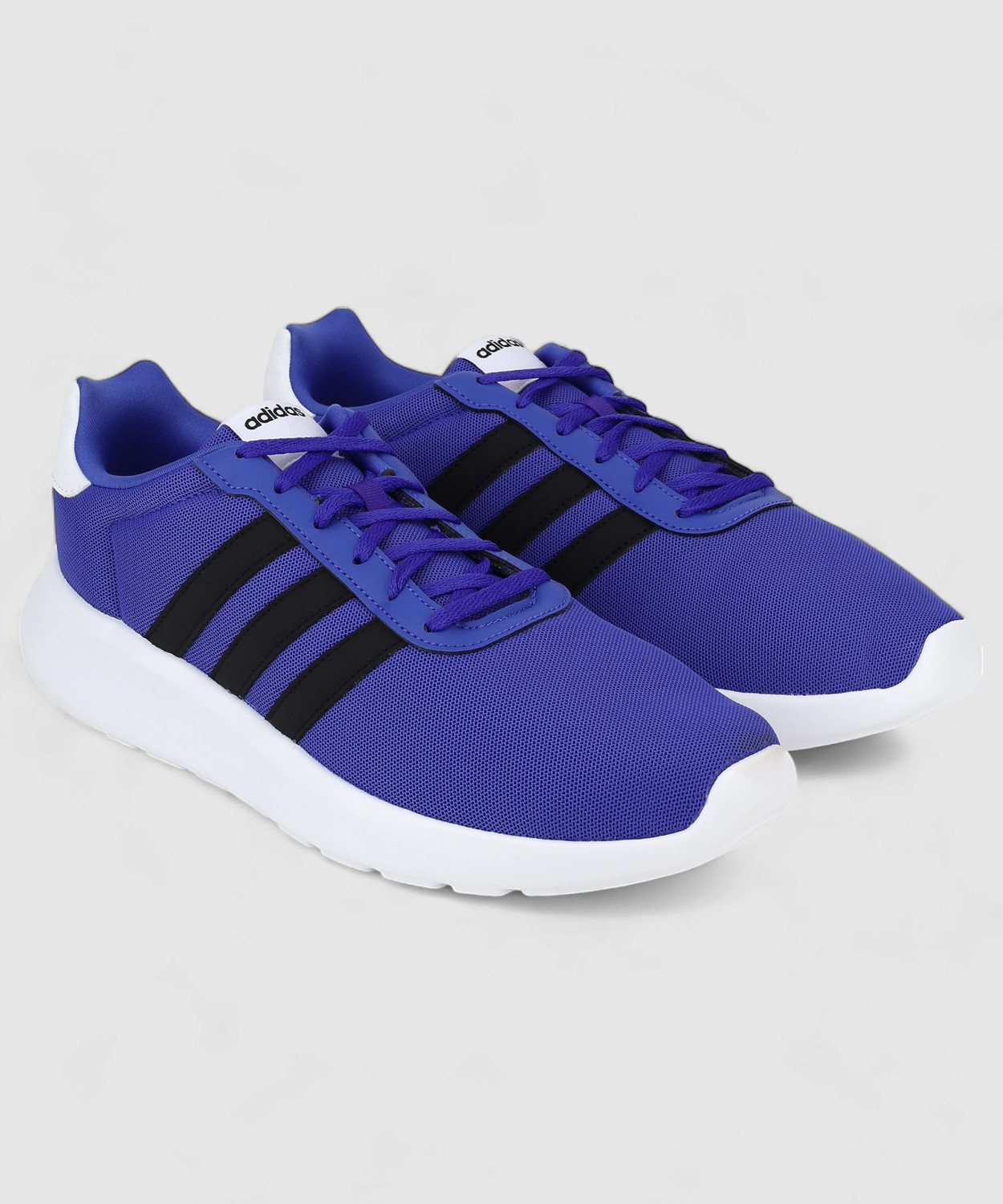 Image of ADIDAS LITE RACER 3.0 Running Shoes For Men (Black , 12.5)