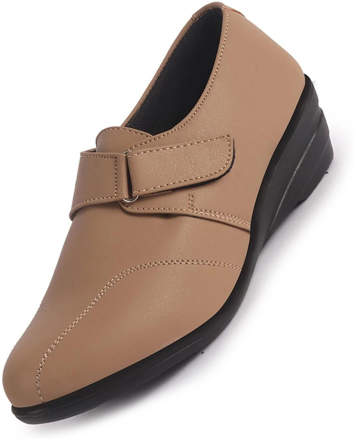 Image of FOOTLOOSE Women Flats Comfortable Slip On Backless Pointed Toe Mules Shoes Casuals For Women (Brown , 10)