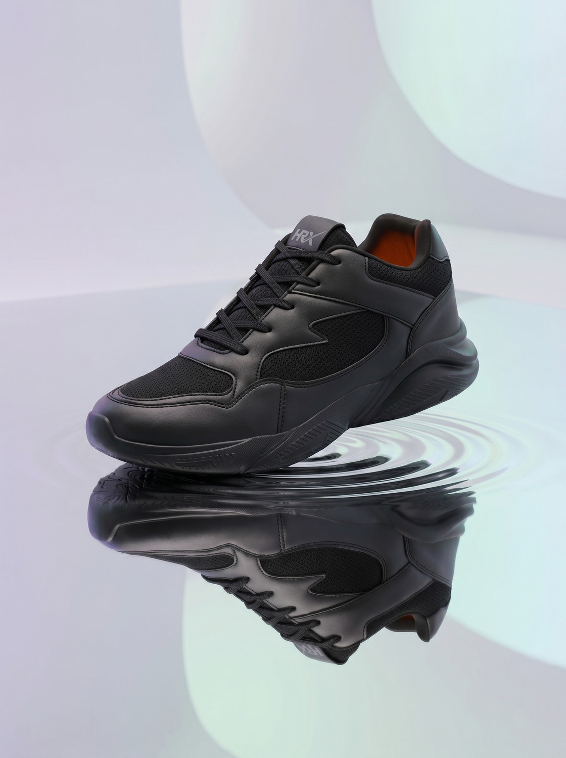 Image of HRX by Hrithik Roshan HRX-044 01 Running Shoes For Men (Black , 7)