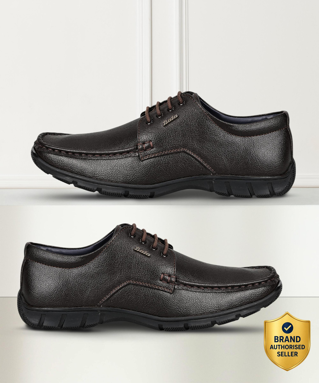 Image of LIBERTY Fortune UVL-134 Formal Lacing Shoes With PU Sole | Suitable For Office Wear Derby For Men (Black , 11)