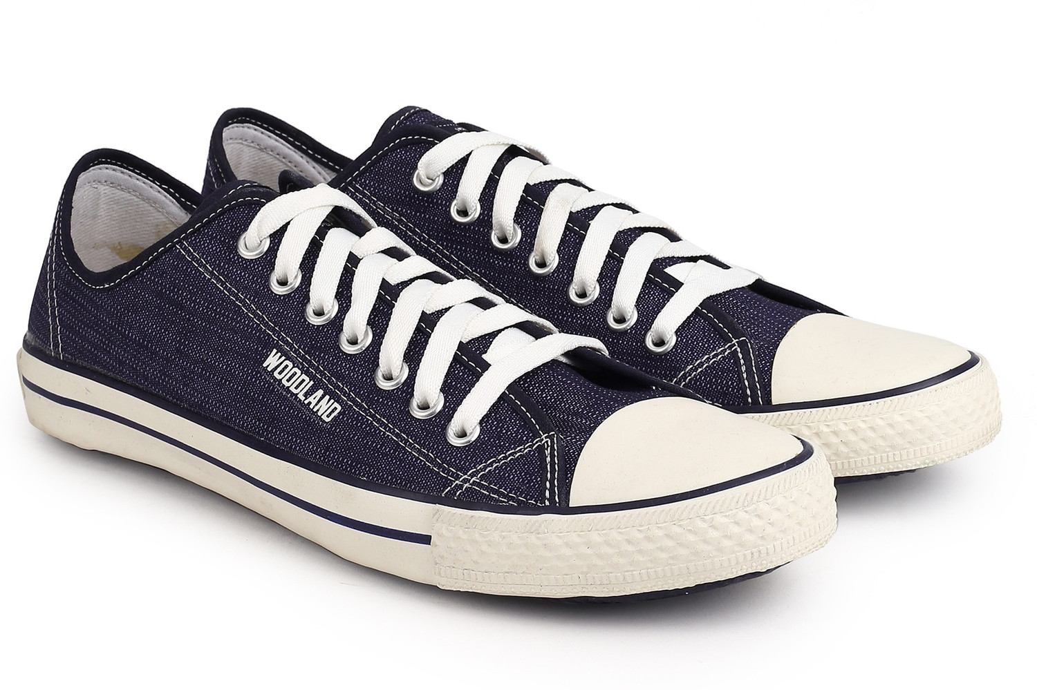 WOODLAND Canvas Shoes For Men Blue Price History