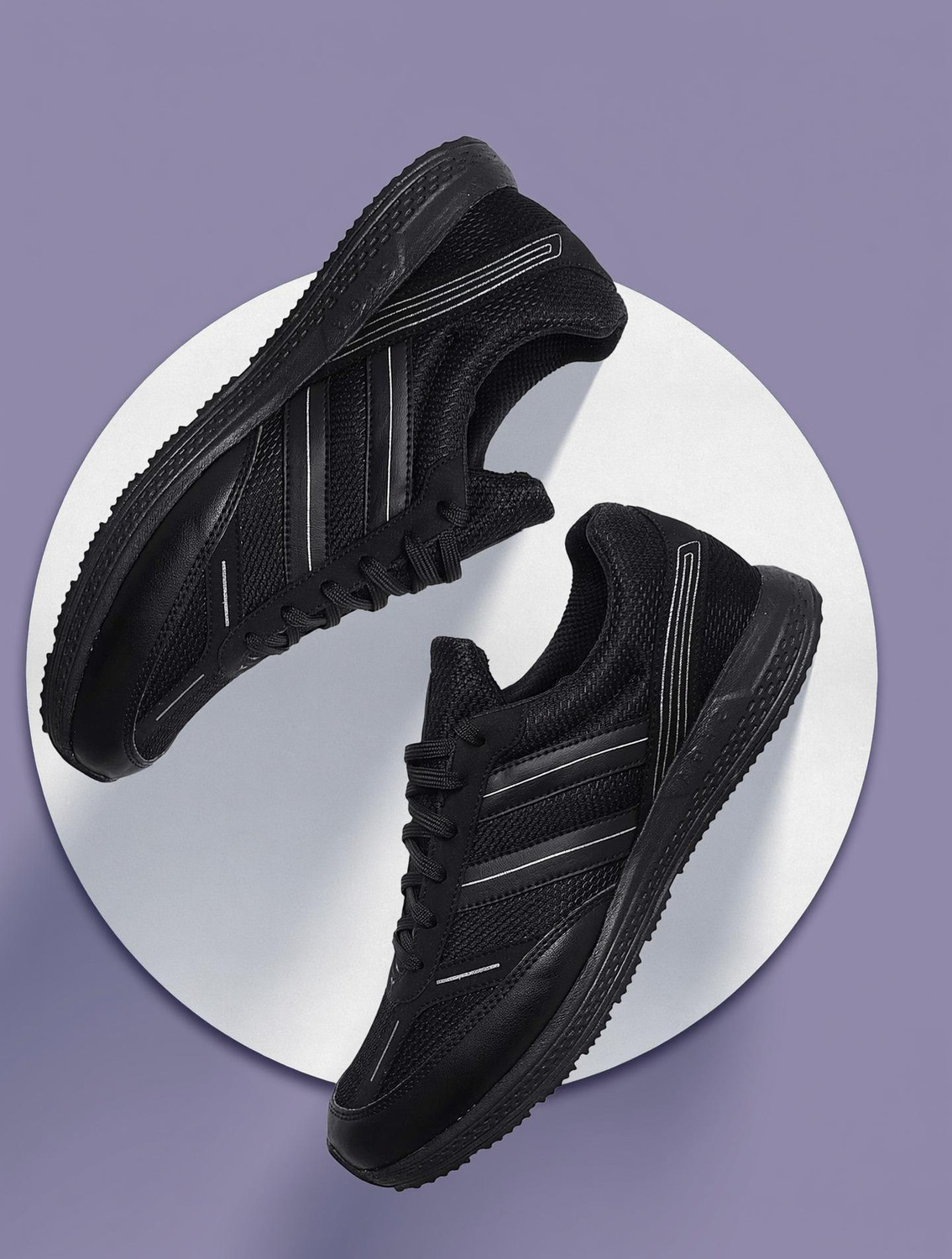 Image of SEGA Running Shoe Running Shoes For Men (Black , 10)