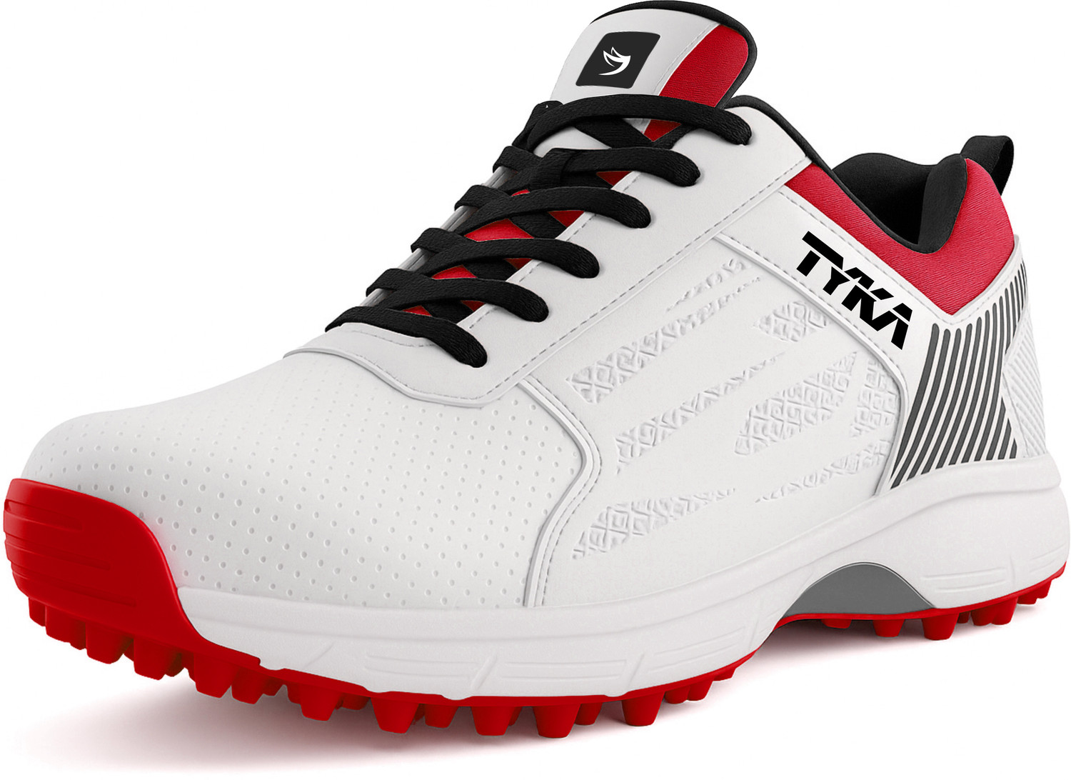 Image of RED TAPE Performance Cricket Shoes | Shock Absorption, Agile Movement, Superior Support Cricket Shoes For Men (White , 10)