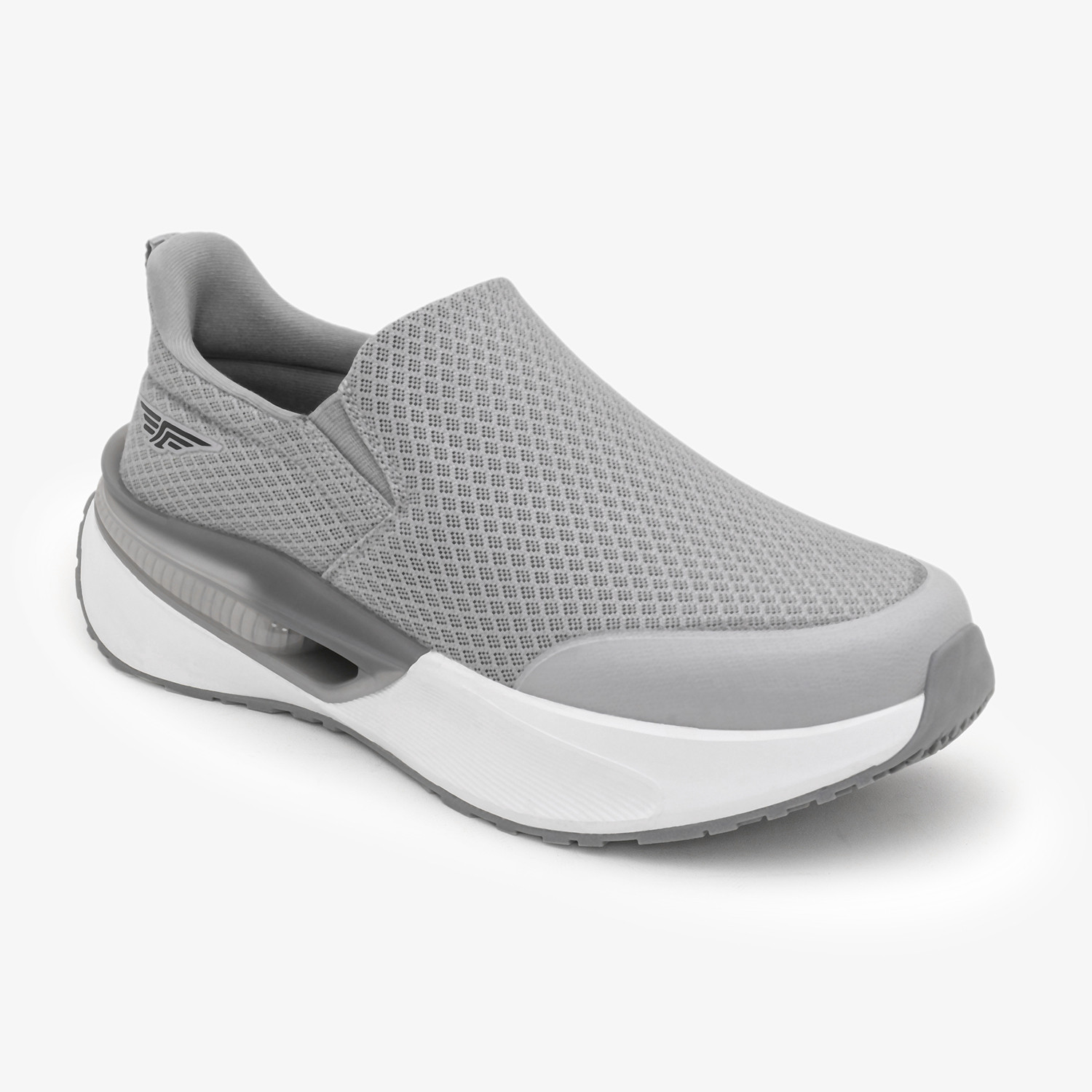 red tape walking slip on men light grey shoes