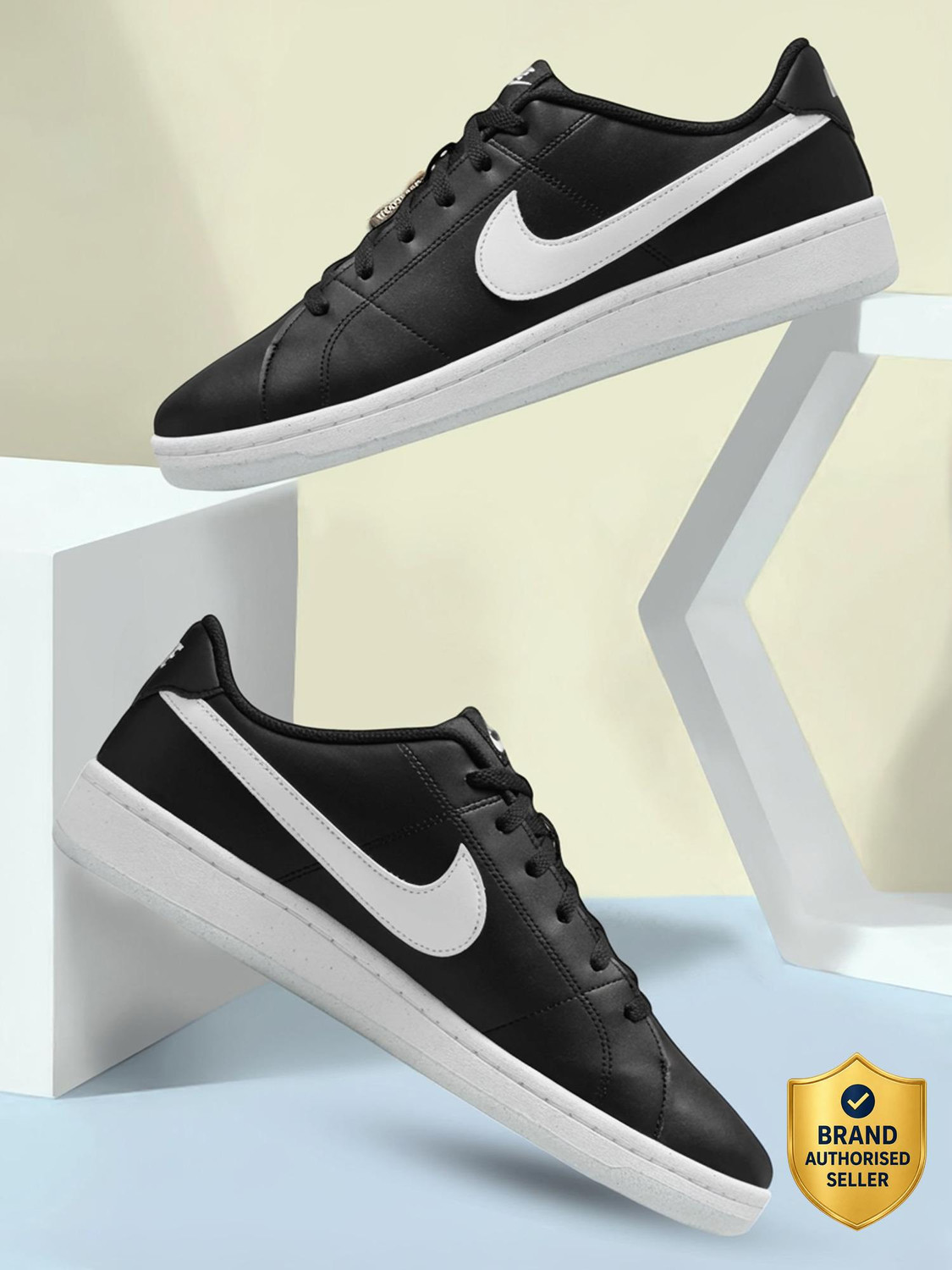 Court Royale 2 Next Nature Tennis Shoes For Men  (Black)