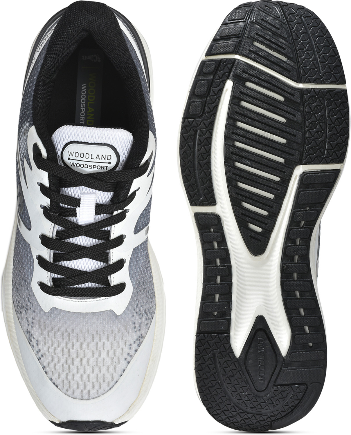 Image of WOODLAND Running Workout Lightweight Breathable Performance Training & Gym Shoes For Men (White , 11)