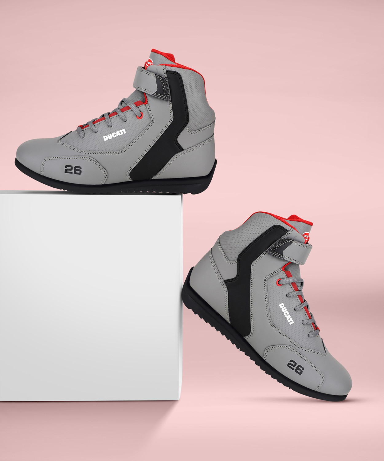 DUCATI Driving Shoes For Men Grey 7 Price History