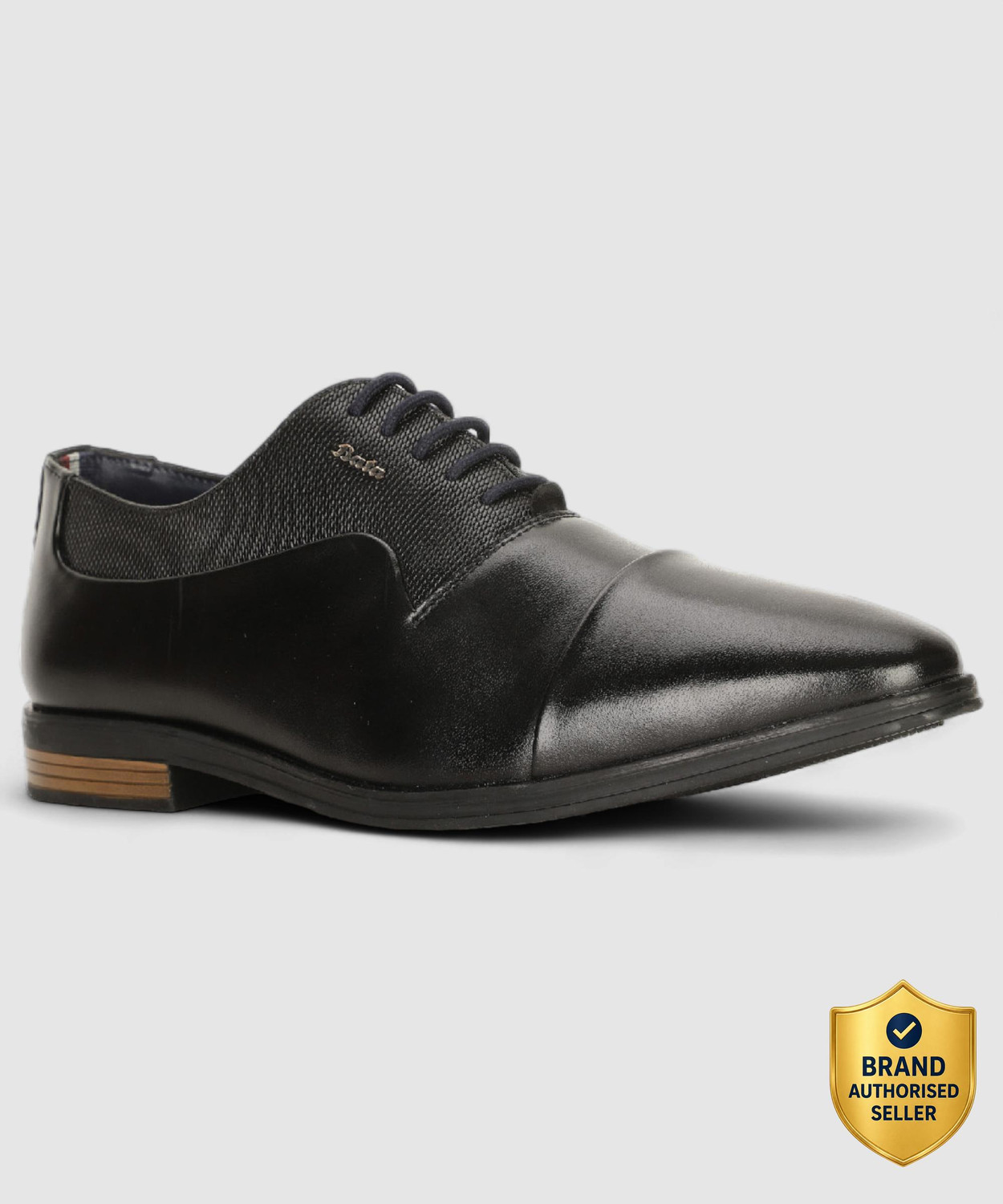 Image of Bata Derby For Men (Black , 5)
