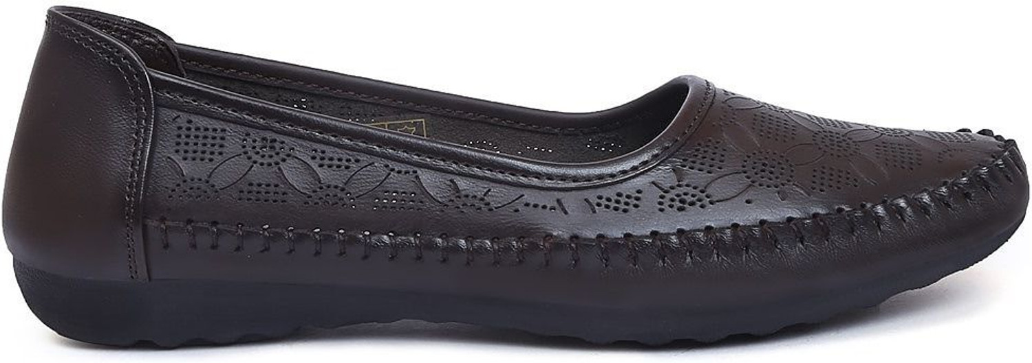 Image of Zoom Shoes ANV-101 Corporate Casuals For Women (Brown , 4)