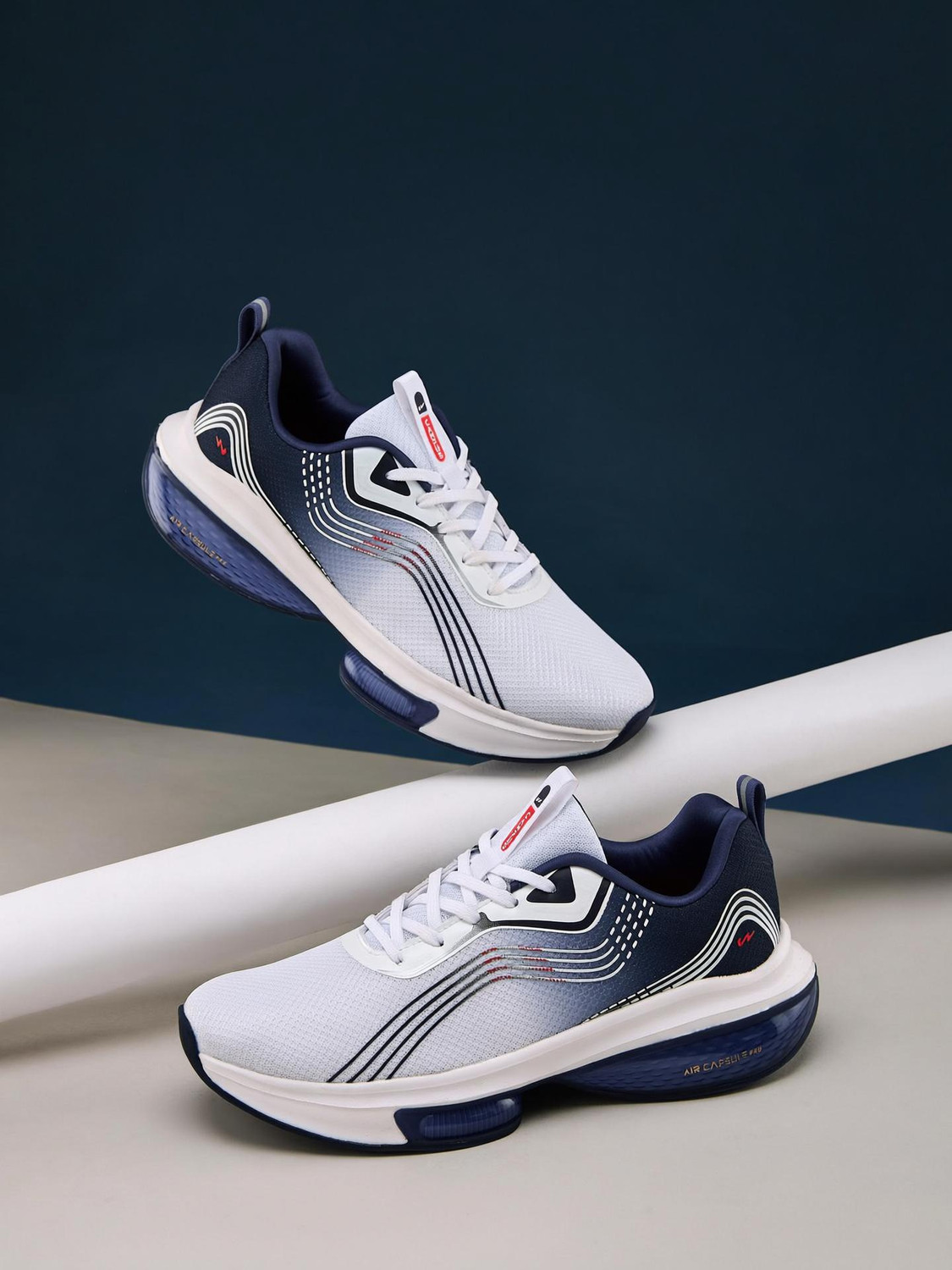 CAMPUS LAM Men's Sports Shoes | Cushioned Insole with Support-Tech | Breathable Lace-Up Running Shoes For Men