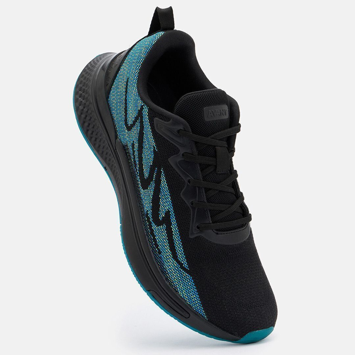 Image of AVANT Spectrum Running and Training Shoes-Superior Traction,Anti Skid, Lightweight Running Shoes For Men (Black, Blue , 11)