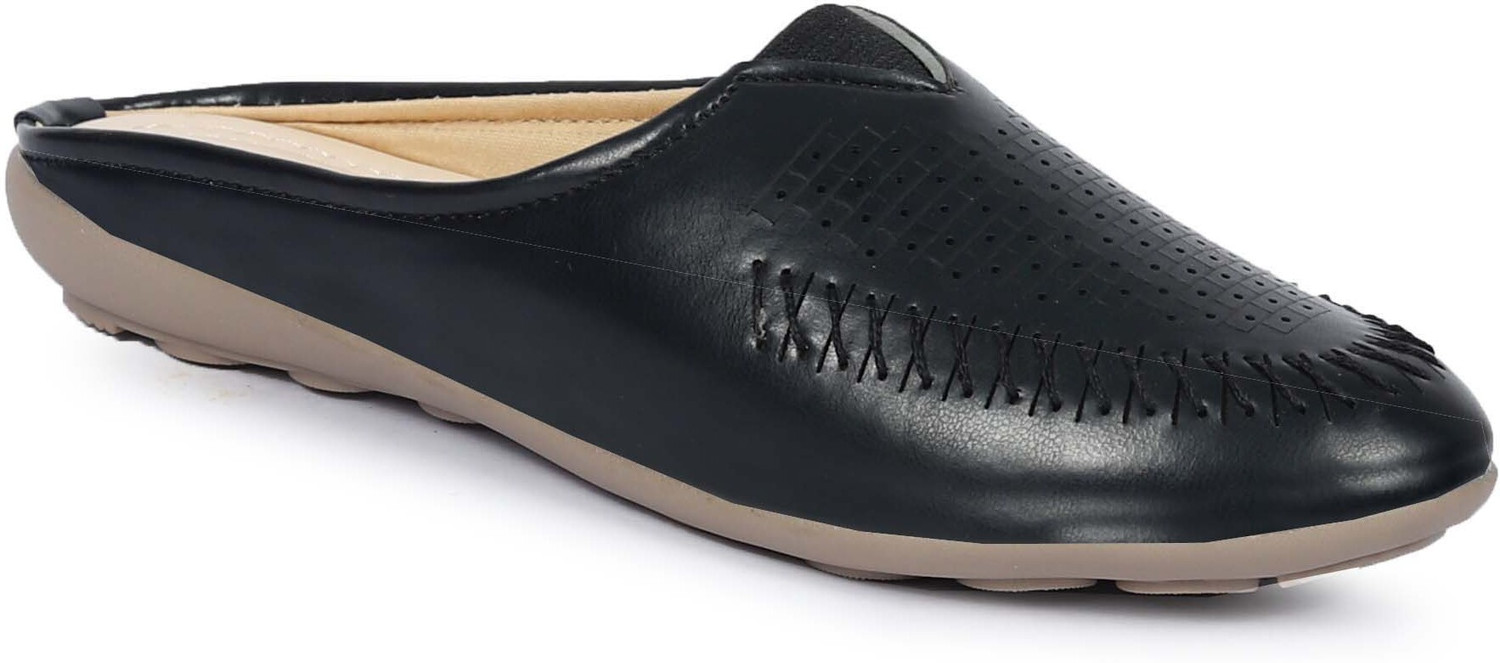 Image of K' Footlance Loafers For Women (Black , 9)