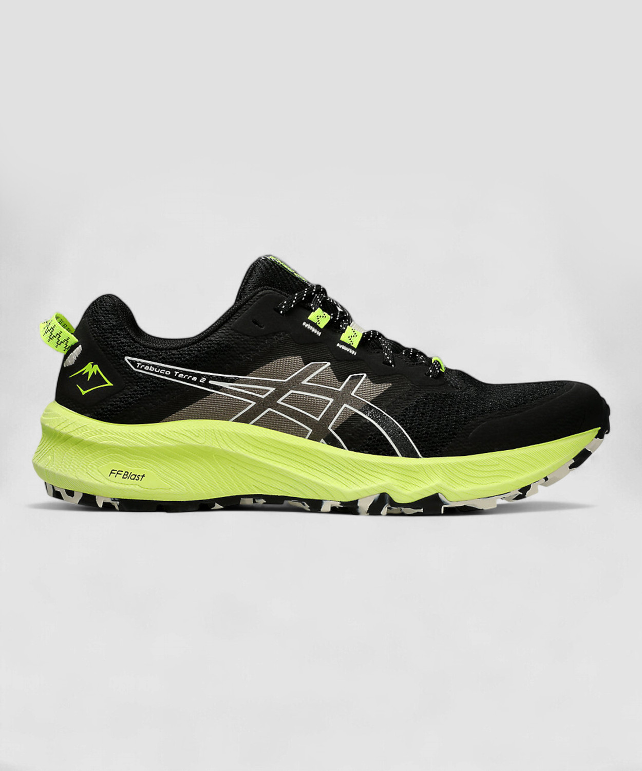 Image of Asics Trabuco Terra 2 Running Shoes For Men (Black , 7)